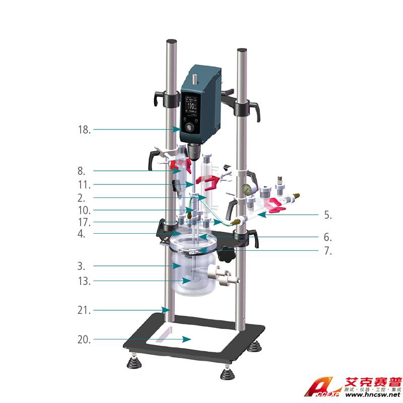 JULABO優(yōu)萊博 3000ml壓力反應(yīng)釜，（150mm法蘭開口）JRS-6429-242