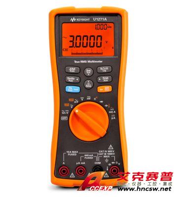 keysight是德 U1271A 手持式數(shù)字萬用表，4位半，IP54